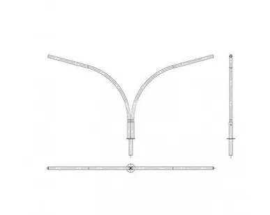 фото Кронштейн К2К-1.5-1.5-0.1-0.048 (15-180гр) Пересвет В00003175