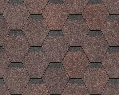 фото Гибкая черепица Docke Standart Сота Коричневый