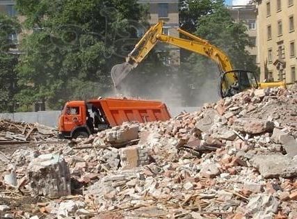 Фото №0 Вывоз мусора после демонтажа