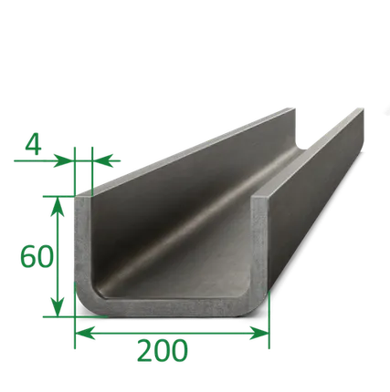Фото №0 Швеллер гнутый 200х60х4