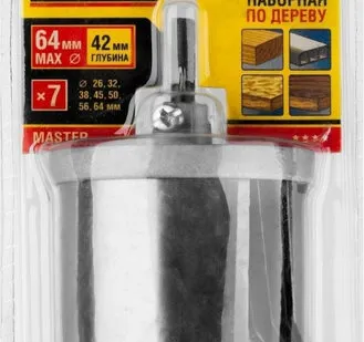 фото Пилы кольцевые STAYER 7шт. 26-64мм. глубина 42мм.