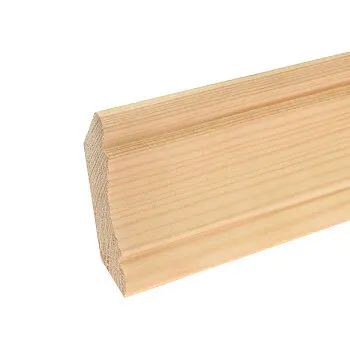 Фото №0 Плинтус 2.2 м, 60 мм, сращенный, бессучковый, классический