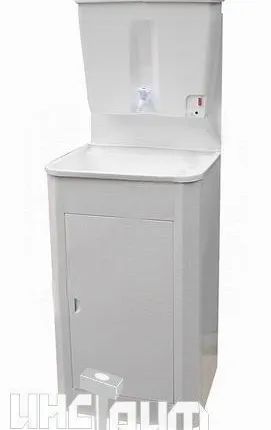 Фото №0 Умывальник дачный белый с бачком (с водонагревателем)