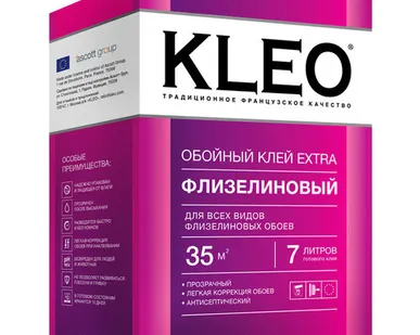 фото Клей для флизелиновых обоев, KLEO EXTRA 35, 240гр.