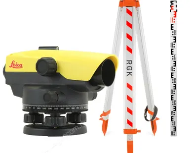 фото Комплект оптический нивелир Leica NA 524 штатив рейка - 3 в 1 с поверкой