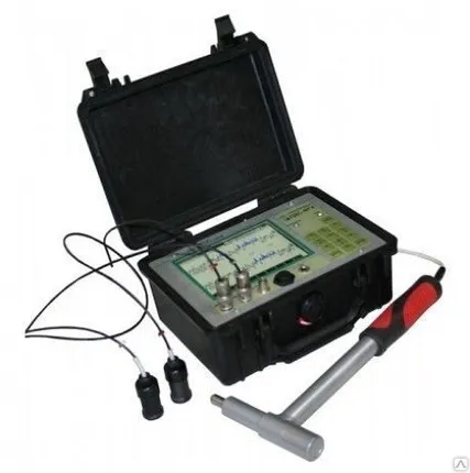 Фото №0 Прибор диагностики свай ПДС-МГ4 (молоток с датчиком силы)