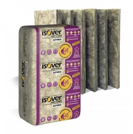 Фото №0 Изовер Шумка (1000*610*50 мм ) 0,305 м3, 6,1м2 /10 шт.(плита)