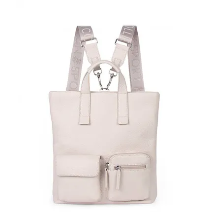 Фото №0 Бежевая сумка-рюкзак Торболе Сити TJ COLLECTION YH 8339913 BGI