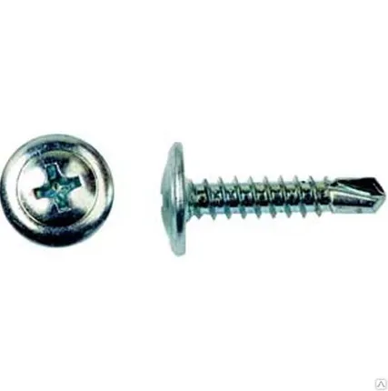 Фото №0 Саморез 4,2х16 мм сверло цинк (упаковка 1000 шт)