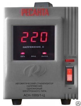 Фото №0 Стабилизатор Ресанта АСН- 1000/1-Ц