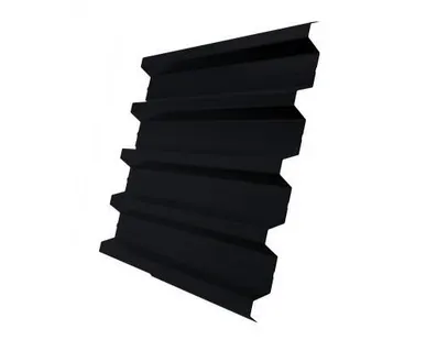 фото Профнастил H60R Grand Line 0,5 Velur RAL 9005 черный