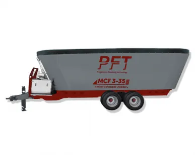 фото Двухосный кормораздатчик PFT MCF 2-18 (до 320 голов КРС за 1 цикл смешивания) в Чехове