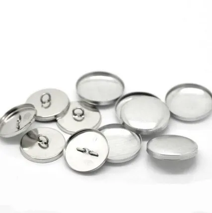 Фото №0 Пуговицы для обтяжки тканью № 36 металл (фасовка 10 шт)