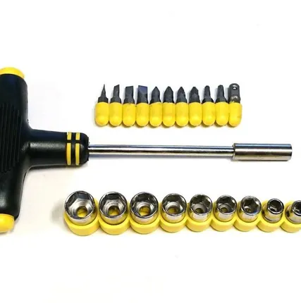 Фото №0 Отвертка Т-образная на наборе с насадками &quot;Universe&quot;