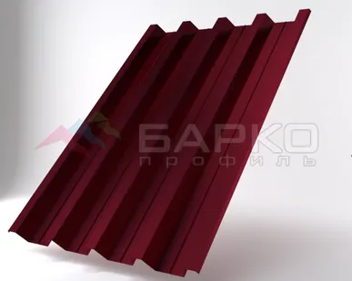 фото Профлист Н-60 -902мм(845 мм) Винно-красный RAL 3005 Полиэстер 0.7