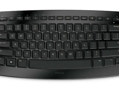 фото Клавиатура беспроводная Microsoft Arc, радиоканал, 
Black