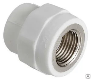 фото Муфта комб. вн. рез. 20*1/2 белый  VALTEC