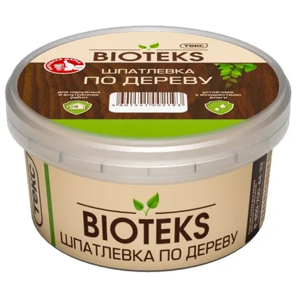 Фото №0 Шпаклевка латексная по дереву BIOTEKS белая 0,25кг