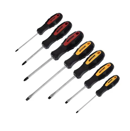 Фото №0 Набор отверток 7 предметов (крестовые и шлицевые) Rexant 12-4703