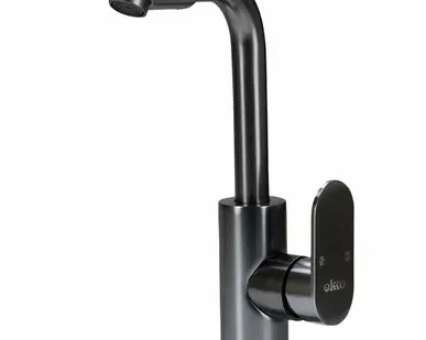 фото Смеситель для кухни , темно-серый (E4366)