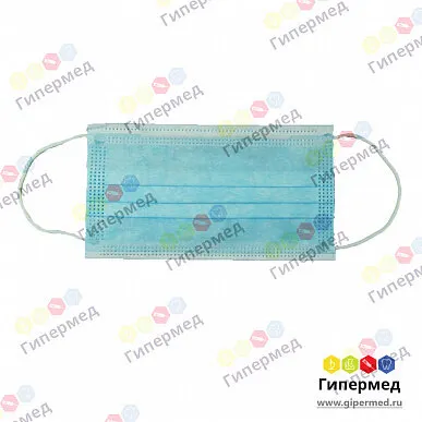 Фото №0 Маска защитная 3-слойная