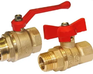 фото Кран шаровой латунный Ду25 Ру16 SТI рыч. Г/Г ГАЗ