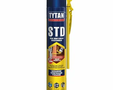фото Пена монтажная TYTAN STD (с трубкой) ЭРГО 750мл всесезонная (96548/16401)