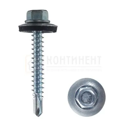Фото №0 Саморез 4,8х51 кровельный оцинкованный