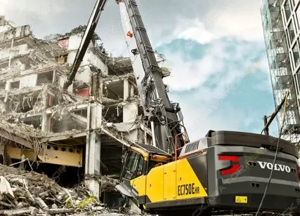 Фото №0 Аренда техники для демонтажа Volvo EC750E HR, Санкт-Петербург