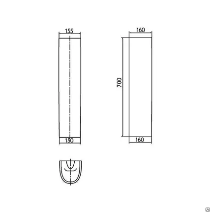 Фото №0 Пьедестал для раковины IFO Arret RS03200
