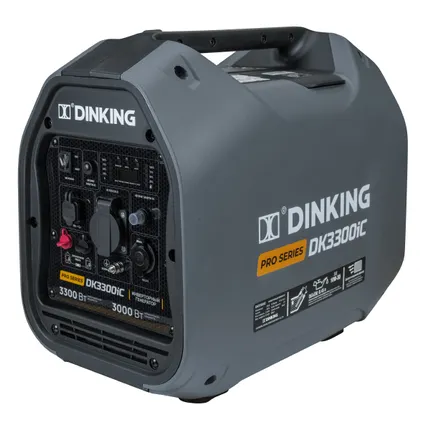 Фото №0 Генератор бензиновый инверторный Dinking DK3300iC (3,3кВт, 230В/50Гц, DK164F/P-2, бак 4л.)