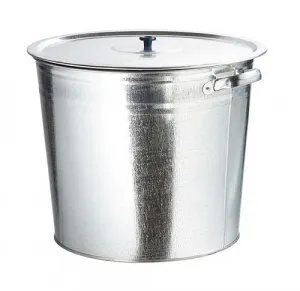 фото Бак для воды 32 л оцинкованный с крышкой