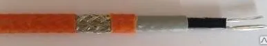 фото Саморегулирующийся нагревательный кабель Orange Heat 2м