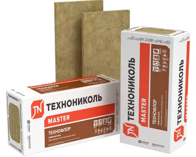 фото Теплоизоляция ТехноФлор Стандарт 110кг/м3 (50*600*1200) 6 шт. 4,32м2 (0,216м3) ТехноНИКОЛЬ