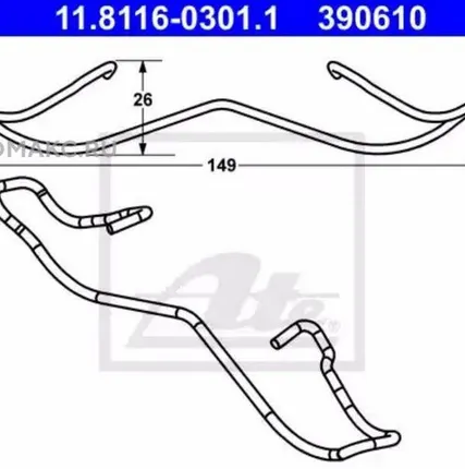 Фото №0 ATE Рем ком/ кт cуппорт тормозной