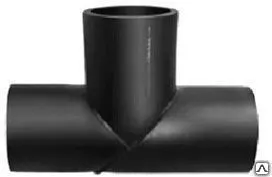 Фото №0 Тройник сварной из полиэтилена Ду355 мм