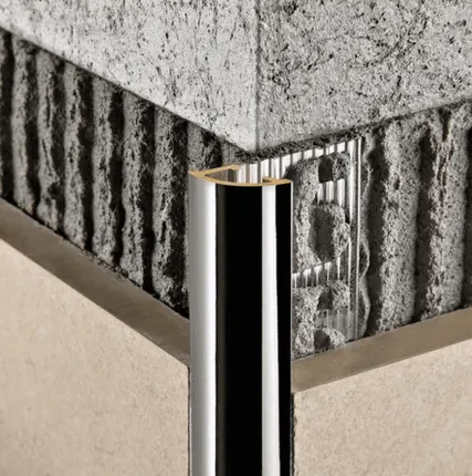 Фото №0 Угол внешний Progress латунь 2,7 м - Латунь хромированная - 10 мм