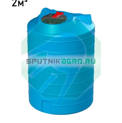 Фото №0 Пластиковая емкость 2.000 л. Вертикально-цилиндрическая 125 - нет