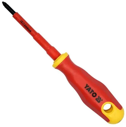 Фото №0 Отвёртка PZ изолированная YATO, 1000V PZ1x80мм
