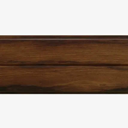 Фото №0 Сайдинг Фасадная панель «Софит» покрытие 3D мореный тик Россия, эконом, 0.4-0.45 мм