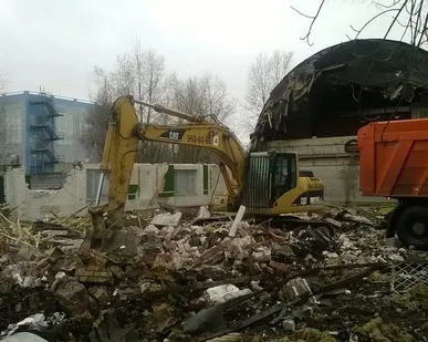 фото Уборка строительного мусора с последующим вывозом