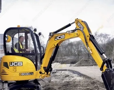 фото Аренда мини-экскаватора JCB 8030 ZTS, Сочи