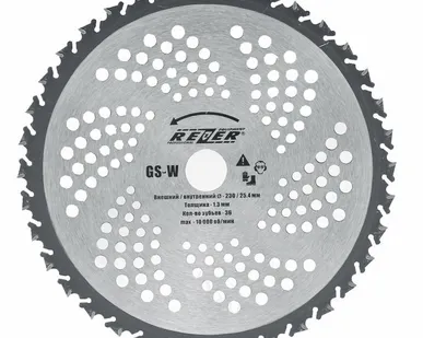 фото Нож Rezer GS-W Ultra-Pro 230x25.4x1.3 36T для триммера
