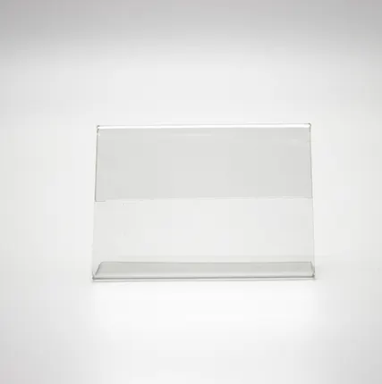 Фото №0 Ценникодержатель горизонтальный 80*60мм (пэт 1,0)