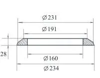 Фото №0 Кольцо 40811-Н  (1001-13, 1443.01.102; 328 РТМ32ЦВ206-87)