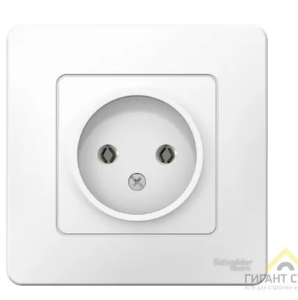 Фото №0 Розетка 1-м СП BLANCA 16А без заз. бел. SchE000011