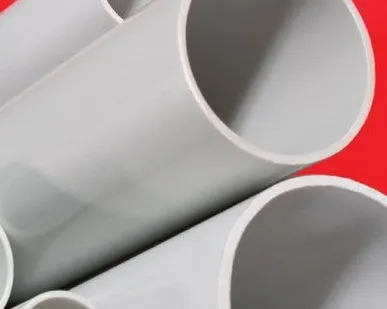 фото Труба ПВХ жёсткая гладкая д.40мм, тяжёлая, 3м, цвет серый