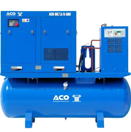 Фото №0 Винтовой компрессор АСО-ВК7,5/16М2.ОВ-500