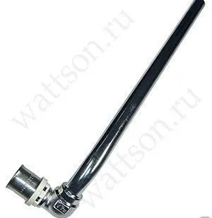 фото Колено для подключения радиатора VALTEC Угольник радиаторный пресс с хромир