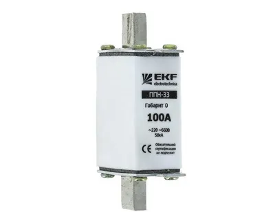 фото Вставка плавкая ППН-33 160/16А габарит 0 PROxima EKF fus-33-0/160/16